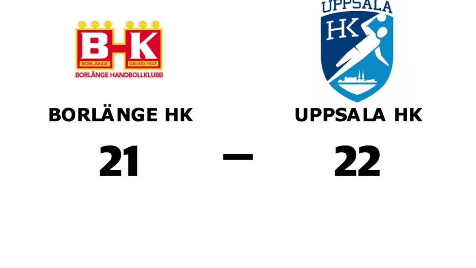 Borlänge HK förlorade mot Uppsala HK