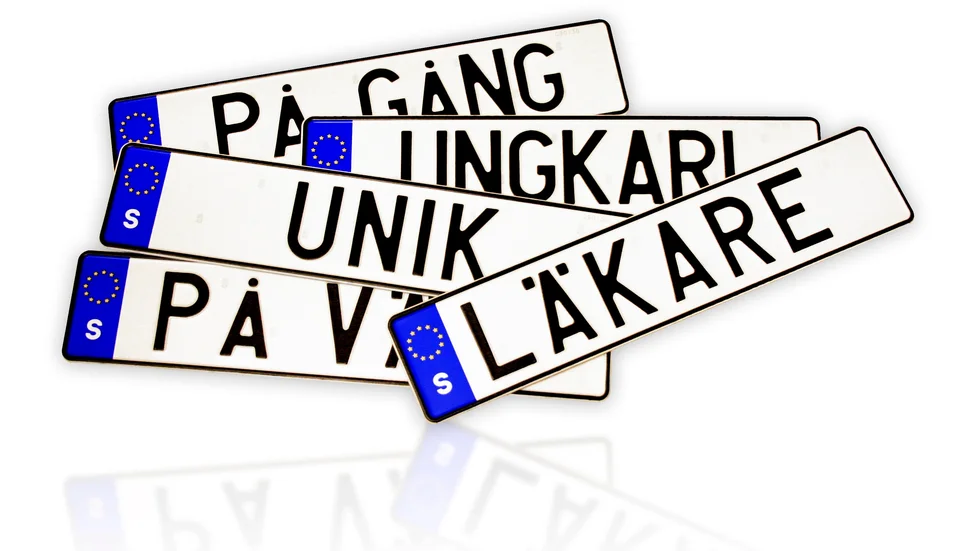 De personliga skyltarna blir fler och fler.