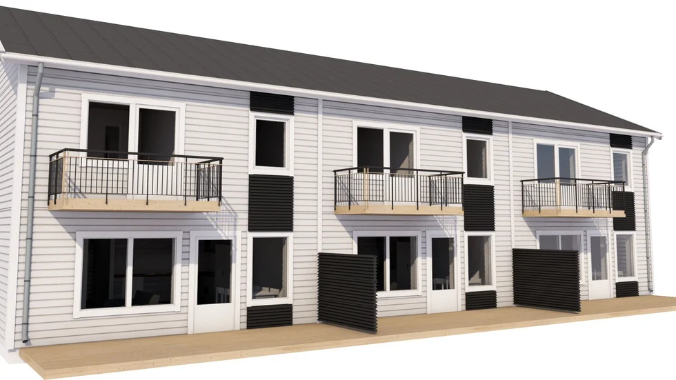 Så här ska Jörnträhus blockhus utformas. 