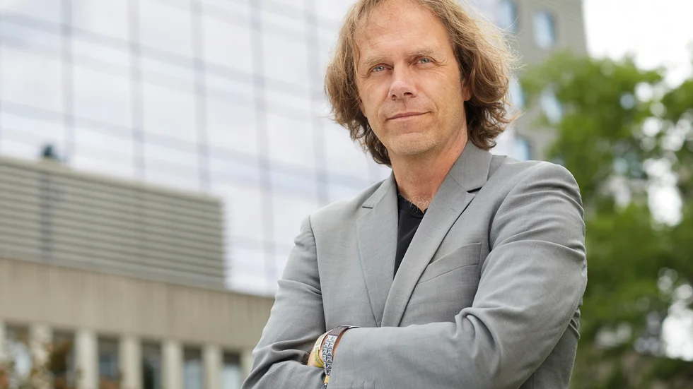 Pär Holmgren, Länsförsäkringar, är en av föredragshållarna under ForskarFredag Skellefteå.