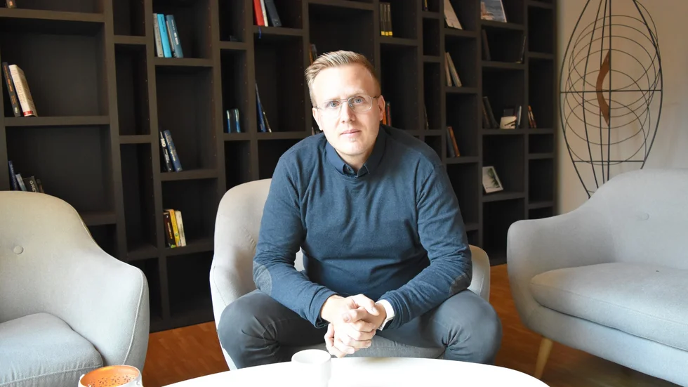 Kristofer Lundström är hotellchef på Statt och Malmia i Skellefteå. Det är oklart om han även blir ansvarig för kulturhusets hotell. Foto: Yvonne Rönngren.
