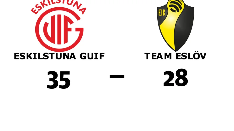 Eskilstuna Guif vann mot Eslövs IK Elit