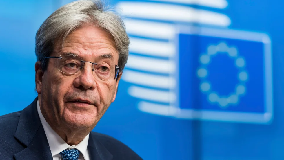EU:s ekonomikommissionär Paolo Gentiloni oroas över vad spänningarna kring Ukraina kan få för ekonomiska följder. Arkivfoto.