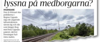 Vi måste planera för ett växande Uppsala