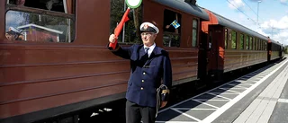 Veterantåg på Skelleftebanan