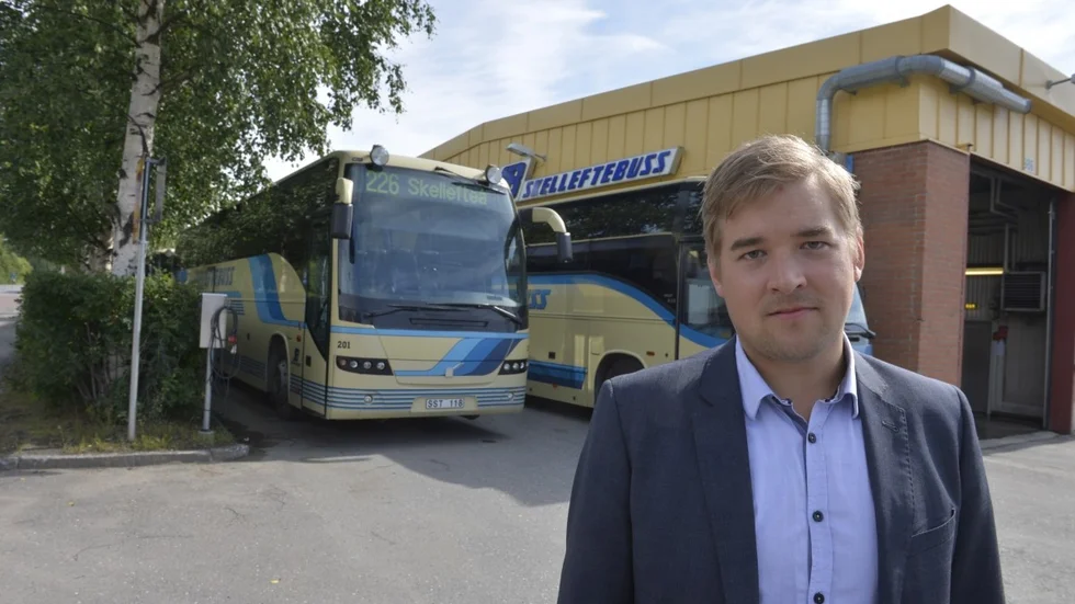 Andreas Olofsson, vd Skelleftebuss. Arkivbild.