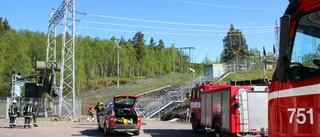 Brand i Sädva kraftstation