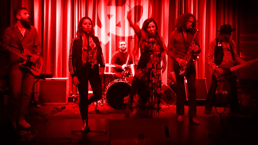 Ida Andersson band på scenen.