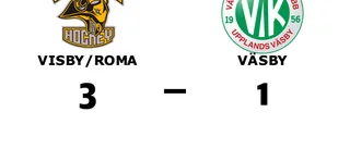 Seger för Visby/Roma på hemmaplan mot Väsby