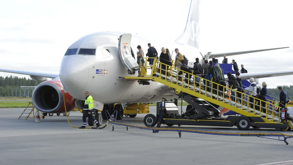 Viktiga transporter. Många företag är beroende av flyg och nu varnar Edward Riedl för att nedläggningen av Bromma flygplats även påverkar Västerbotten.