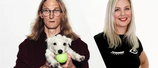 Marcus Berggren och Johanna Wagrell roar på Sagateatern