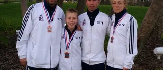 Tre upp på mattan – tre medaljer