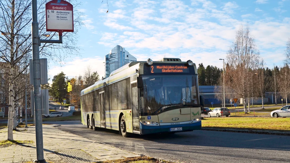 Kur kommer. Väntan är snart över, meddelar Skelleftebuss.