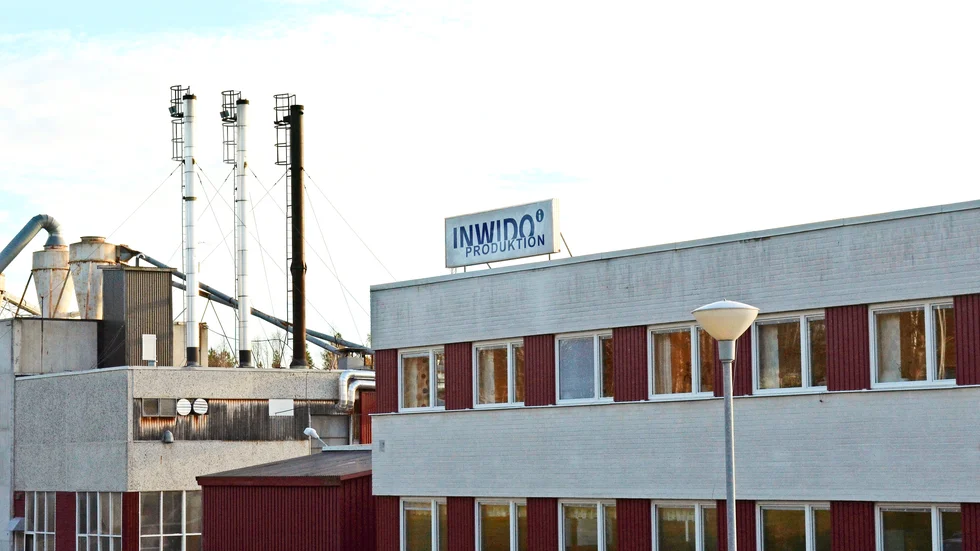 Står tom. Inwidos fabrik har stått tom sedan i december. Foto: Lennart Enkvist.