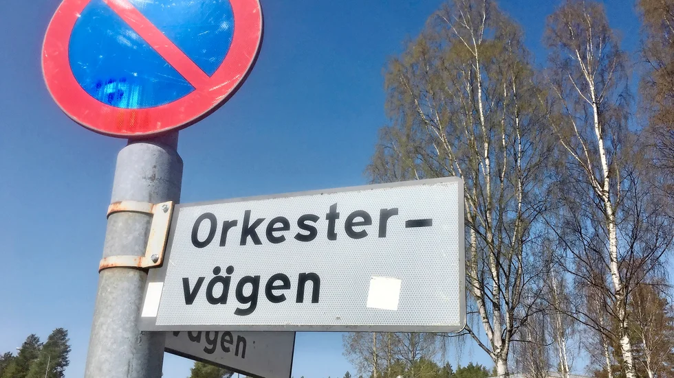 Här på Sjungande Dalen i Skellefteå skedde den fräcka stölden hos den äldre kvinnan den 23 april.