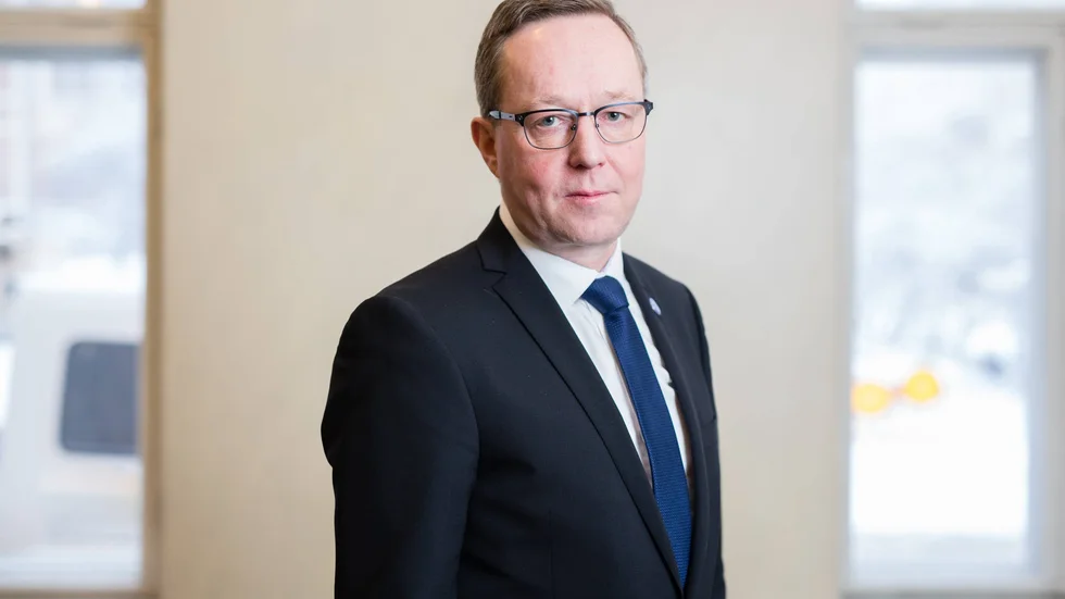 Finske näringsministern Mika Lintilä. Foto: Laura Kotila/pressbild