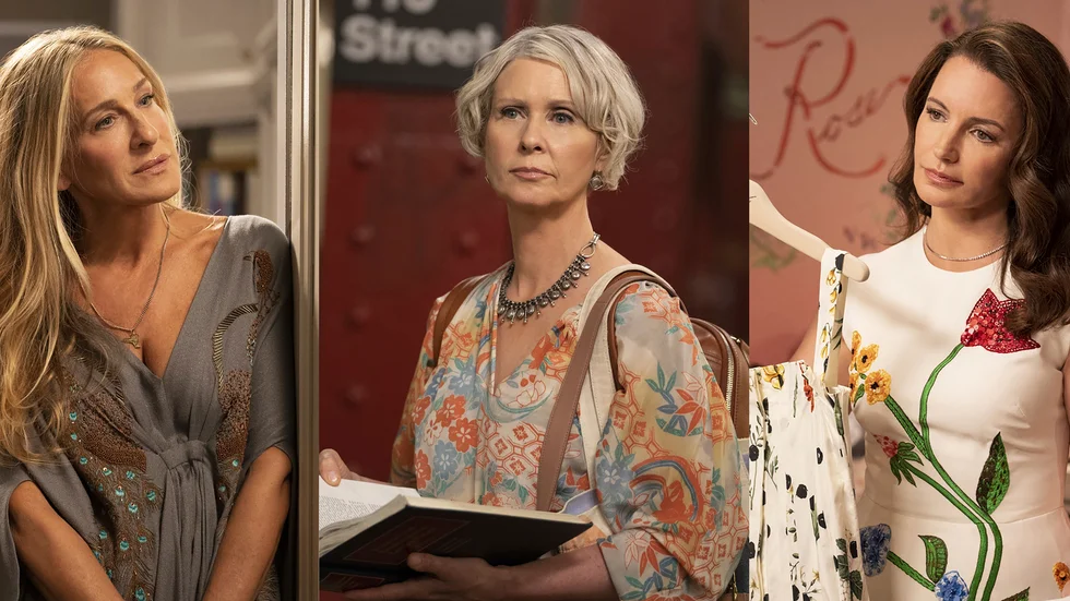 Sarah Jessica Parker, Cynthia Nixon och Kristin Davis kommenterar anklagelserna mot Chris Noth. Arkivbild.