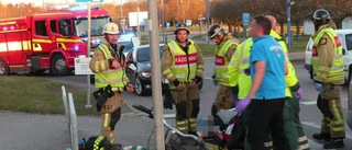 Påkörd kvinna har avlidit