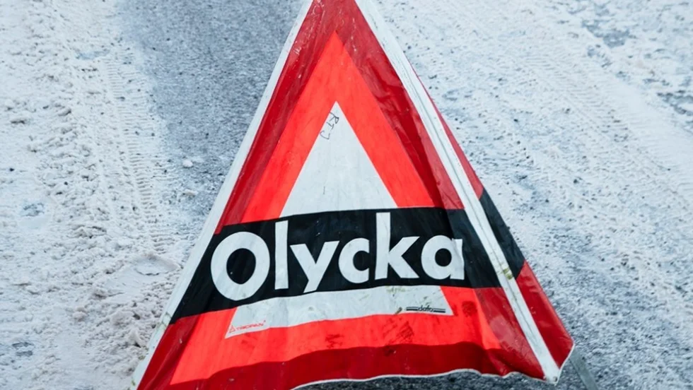 Branden ska ha inträffat strax väster om Ankarsrum.