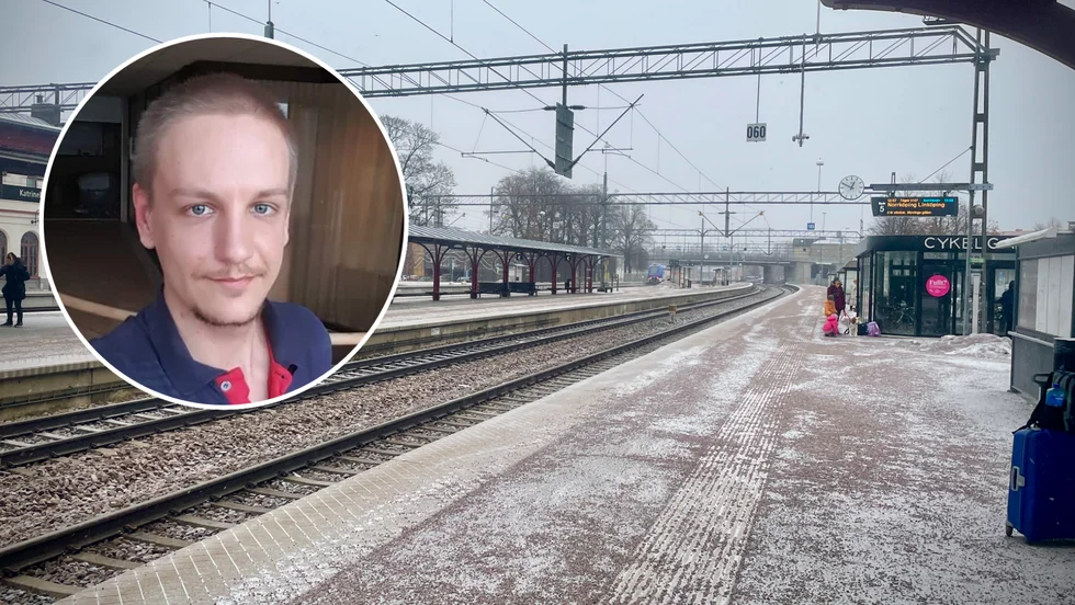 Simon Orre Lekander räddade en man som riskerade att bli överkörd av ett tåg. 
