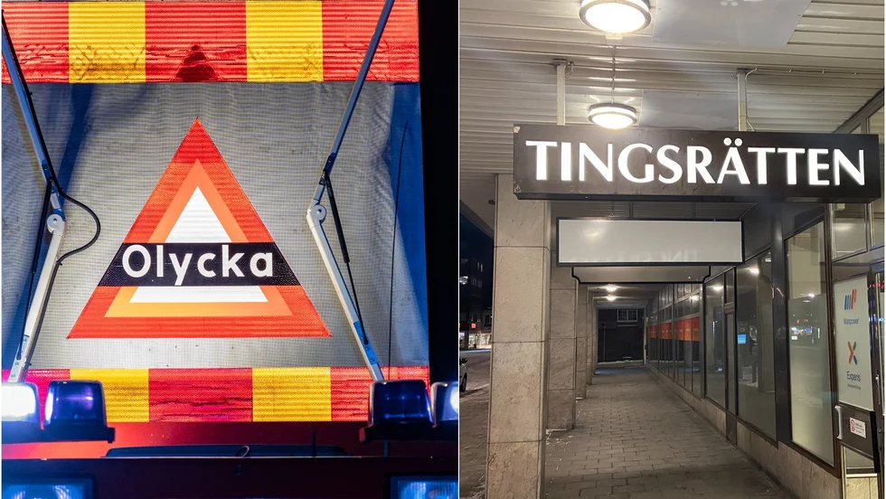 En man i 80-årsåldern har dömts till dagsböter efter att ha vållat en trafikolycka på riksväg 55 i höjd med avtagsvägen mot Kalkbro.
