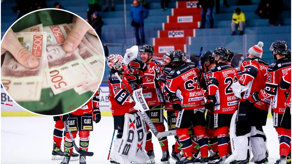 Boden Hockey har fått in närmare en halv miljon på att sälja lakan. 
