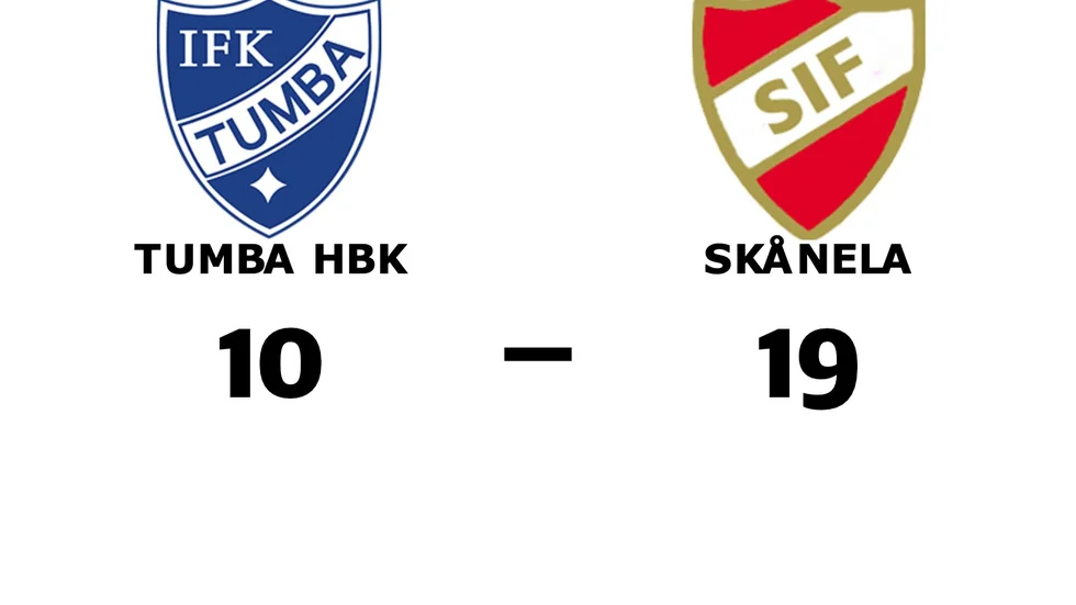 Tumba HBK förlorade mot Skånela IF