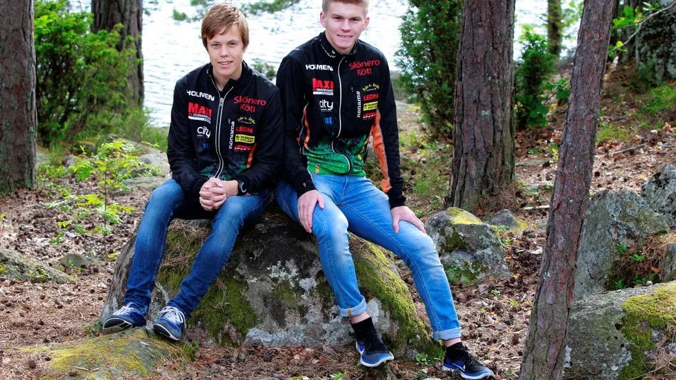 Oskar Leinonen och Ville Johansson.