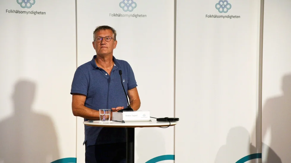 Anders Tegnell, statsepidemiolog på Folkhälsomyndigheten. Arkivbild.