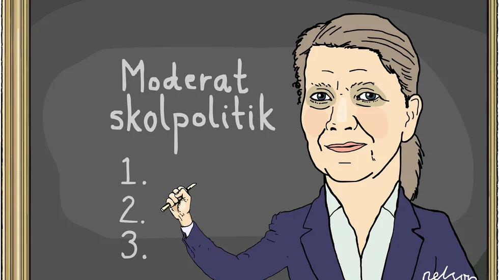 Skolan måste in i valrörelsen 2022 för Moderaternas del, menar ledarskribenten.
