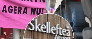 Skellefteåflyg också drabbat av klimataktivister • Resenär vittnar: ”Sex poliser kom ombord och avlägsnade paret”