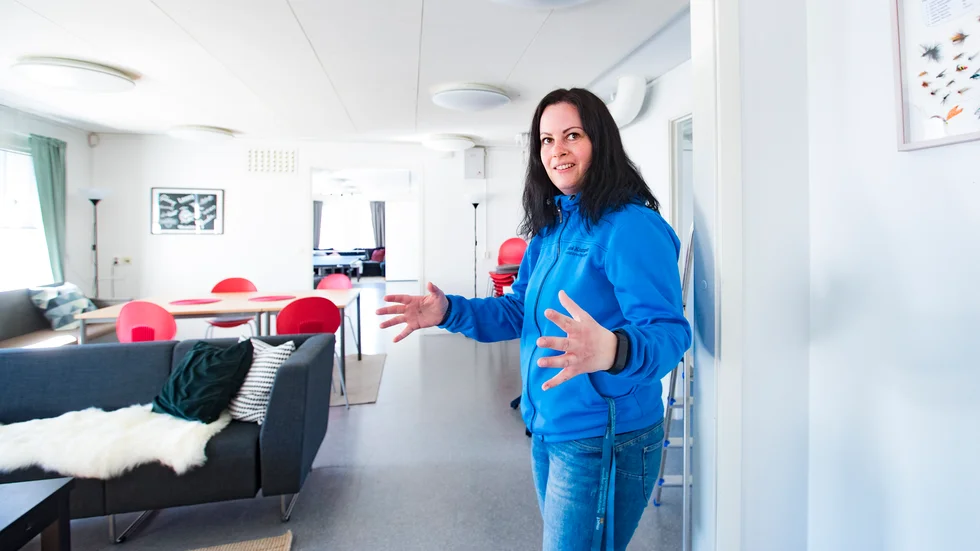 Frida Pettersson Lindvall som ansvarar för Råneå fritidsgård säger att hon har längtat efter ungdomarna. 