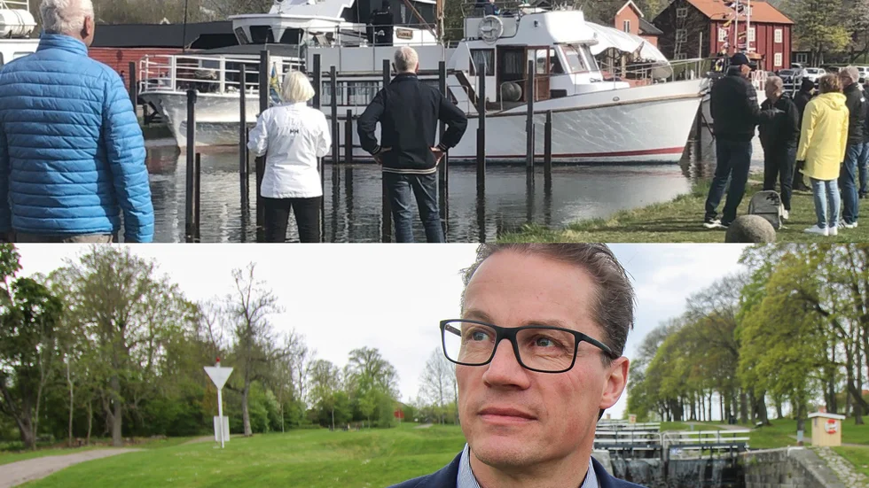 Roger Altsäter, vd på Göta Kanalbolag, ser ett stort intresse för båtturismen i sommar.