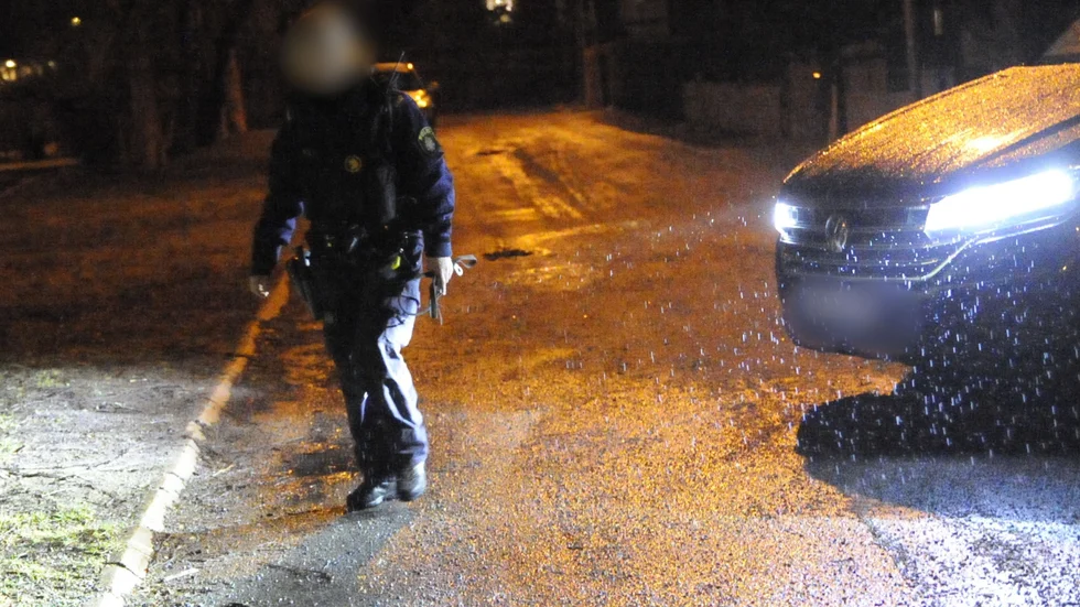 Polisen ryckte ut till adressen i Finspång i slutet av mars.