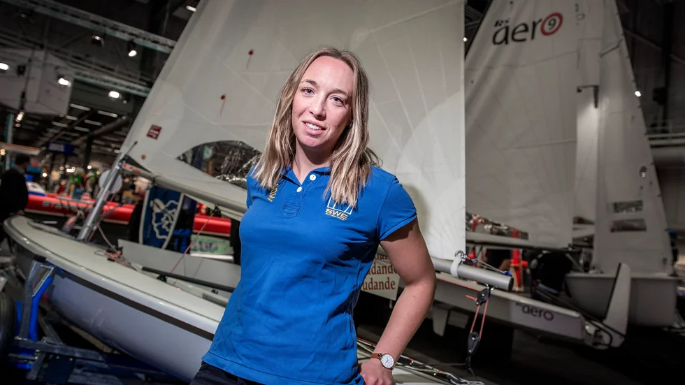 Redan OS-klara Josefin Olsson, som är fostrad i Oxelösunds SS, är allt mer stabil i sin laser radial under årets första stortävling. 