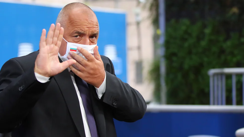 Bulgariens premiärminister Boyko Borissov på väg in till ett EU-toppmöte i Bryssel under 2020. Arkivfoto.