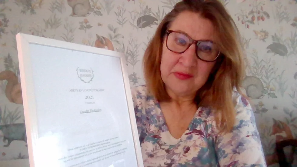 Gunilla Tholander har utsettts till årets kvinnorättskämpe av gruppen Women to remember.
