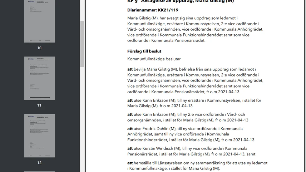 Valärenden tog ovanligt stort utrymme på tisdagens kommunfullmäktige i Nyköping, det var efterskalven från den konflikt som skakat Moderaterna under hösten och vintern.