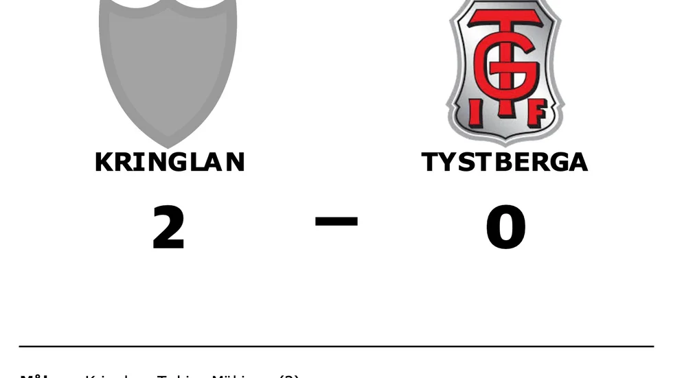 FC Kringlan vann mot Tystberga GoIF