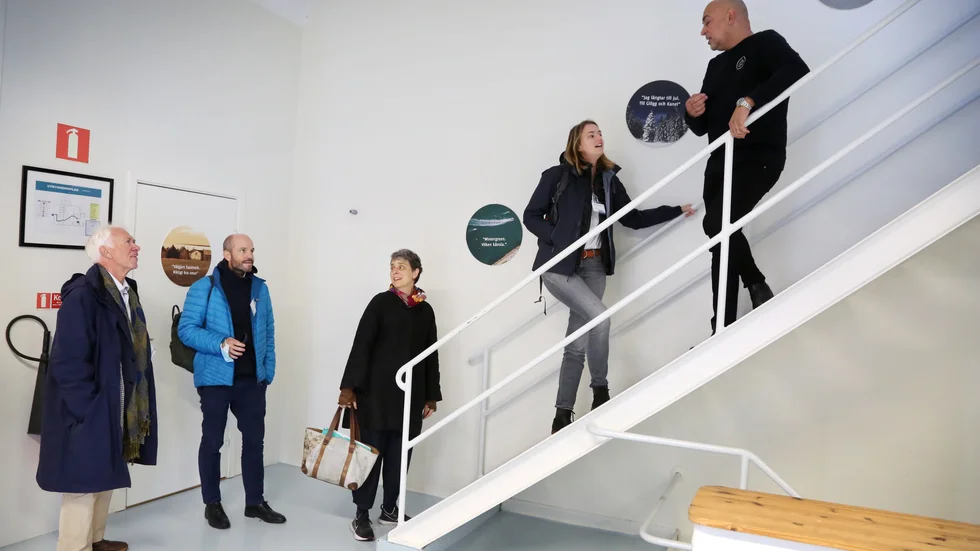 David Freshwater, Enrique Garcilazo, Varignia Michalun och Lisanne Raderschall från OECD träffade på onsdagen bland annat Gotlandssnus vd Lars Hansson. Ön har både utmaningar och möjligheter, något som kommer att landa i en rapport nästa år.