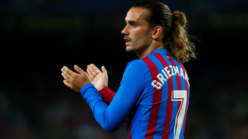 Antoine Griezmann lämnar Barcelona och återvänder till Atlético Madrid. Arkivbild.