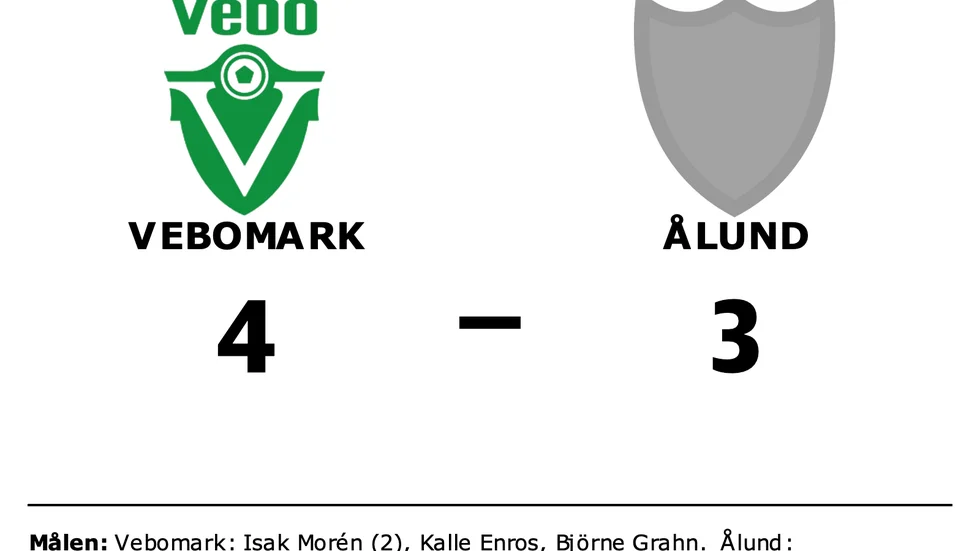 Vebomarks IF vann mot IFK Ålund
