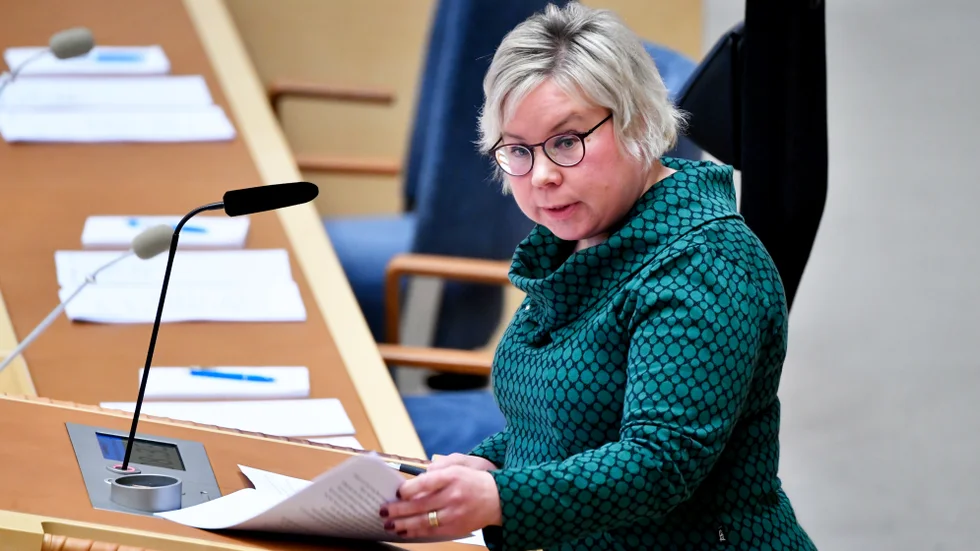 Linda Modig föreslås bli vice partiledare i Centern efter avgående Anders W Jonsson. Arkivbild.