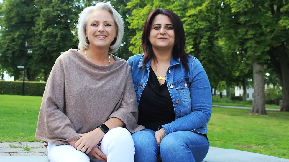 Katarina Nilsson och Zeinab Jernas matchades ihop genom Projekt Yrkesvärd. 