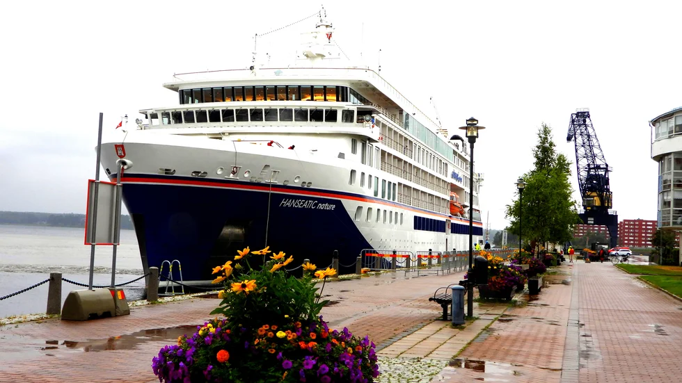 Det tyska kryssningsfartyget var på besök i Luleå veckan som var och kommer på två besök till detta år.