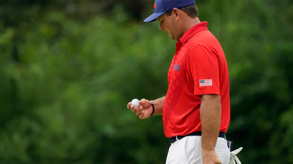 Patrick Reed under OS i Tokyo tidigare i år.