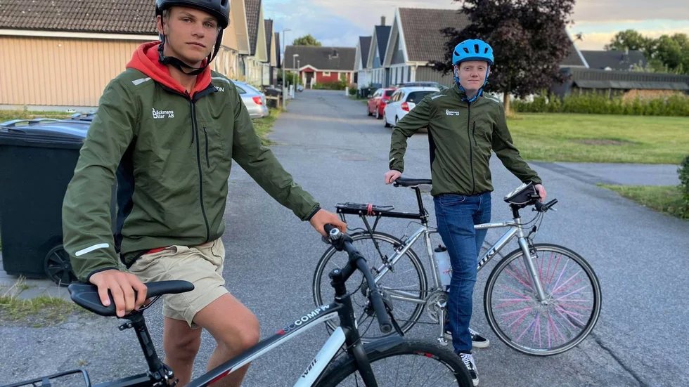 Isac Bäckman och Hugo Overpichler cyklade ner till Tyskland, enbart för att visa att de kunde. 