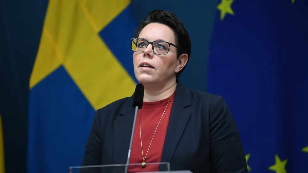 Marie Morell, ordförande i SKR:s sjukvårdsdelegation, säger att vården vaccinerar så fort som möjligt, med eller utan mål. Arkivbild.