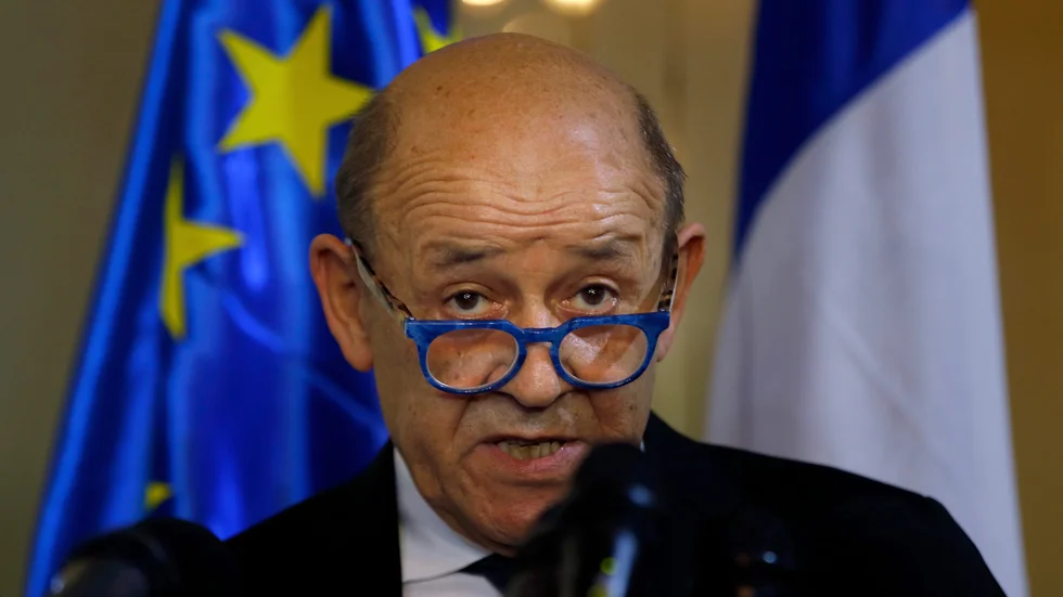 Frankrikes utrikesminister Jean-Yves Le Drian. Arkivbild.