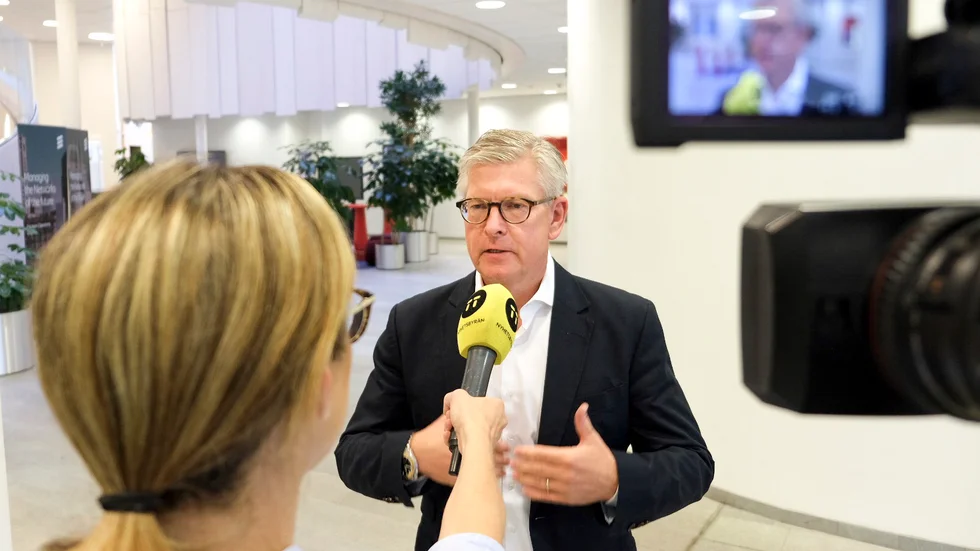Ericssons vd Börje Ekholm. Arkivbild.